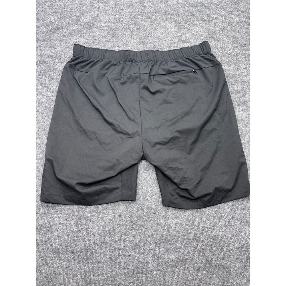 Five Four Mens Black Athletic Performance Shorts Size 38 NWT Zipper Pockets - Picture 5 of 5